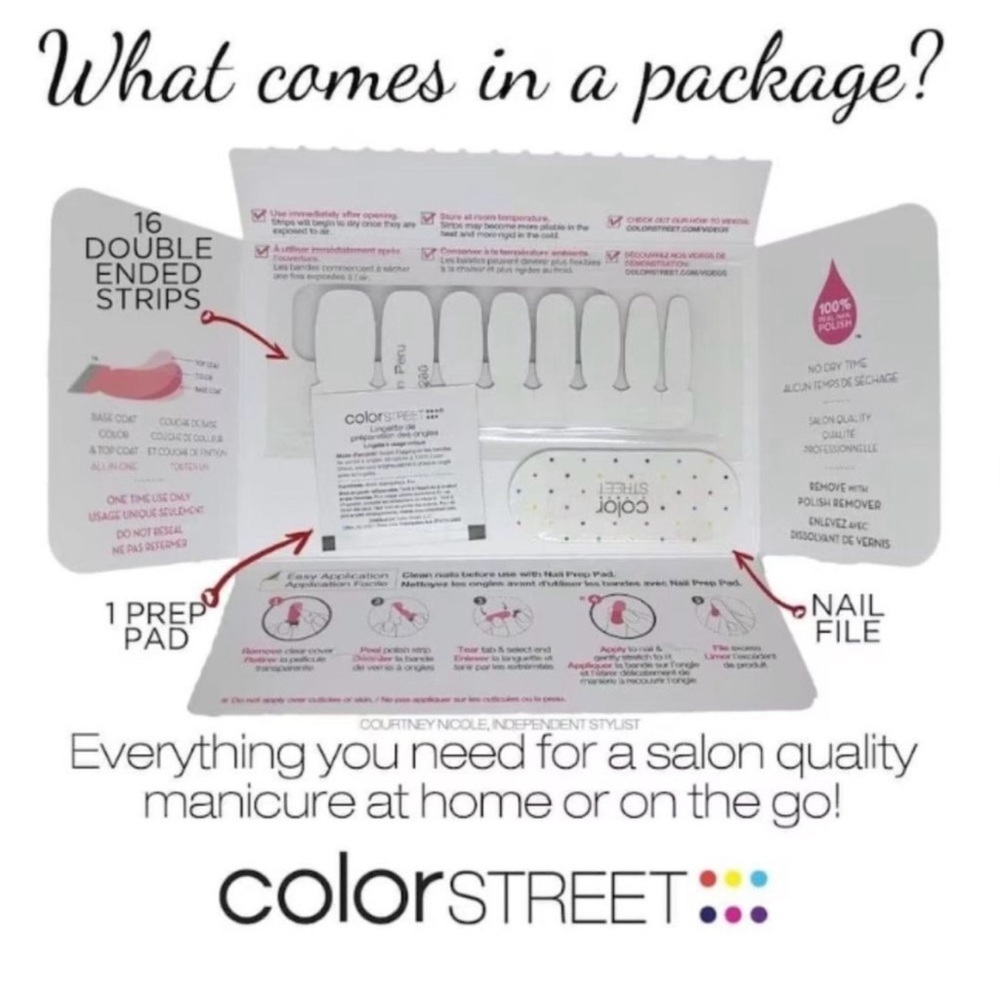206. Color Street Nail Polish Strips - Tokyo Lights - Picture 2 of 2